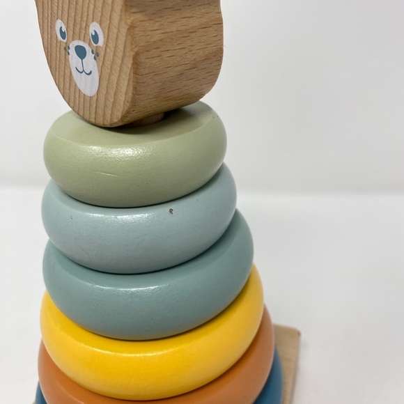 Wooden Bear Stacking Toy - Multicolor - Picture 4 of 7